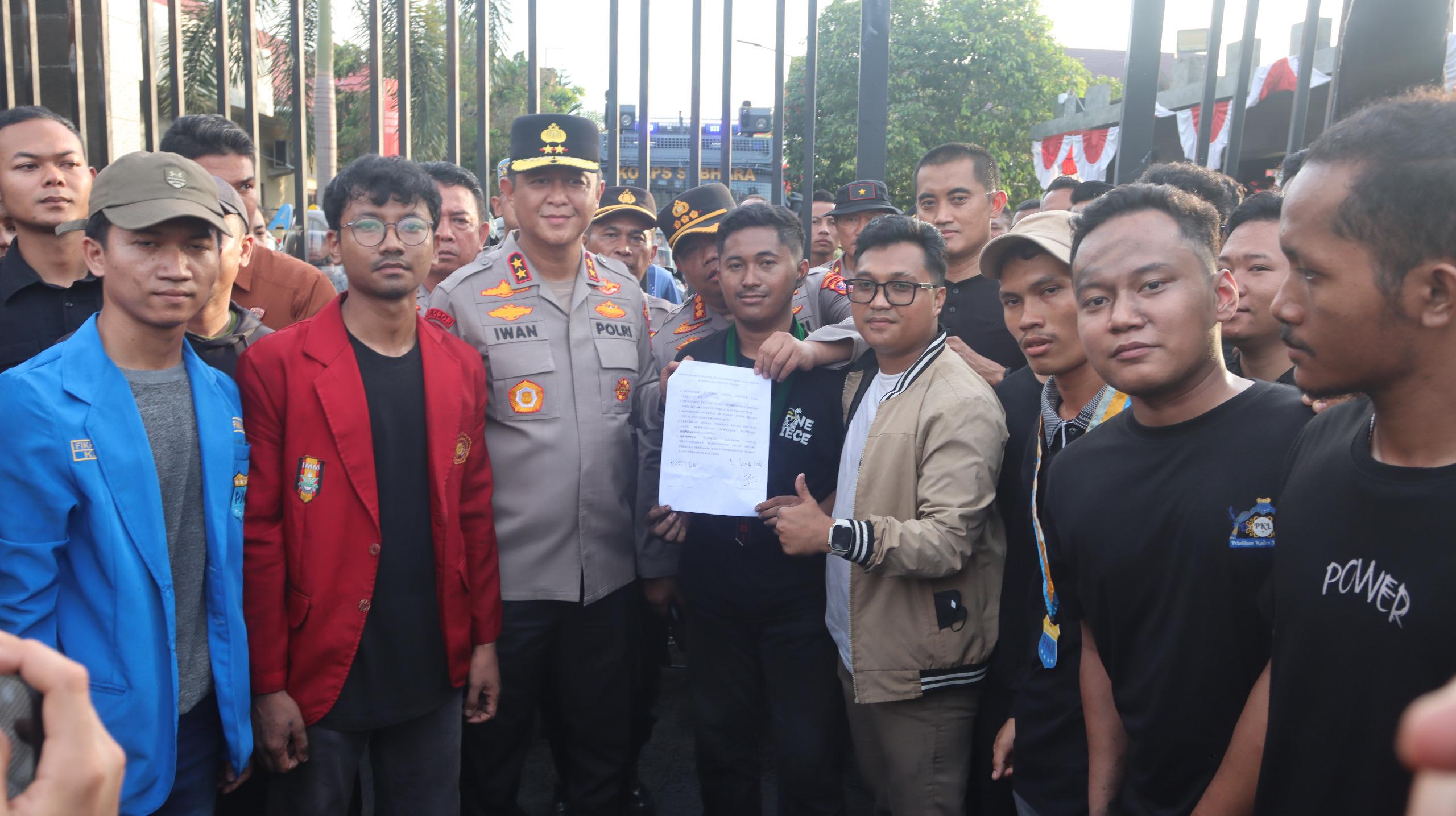 Kapolda Kalteng Turun Tangan, Tegaskan Komitmen Jaga Kebebasan Berpendapat