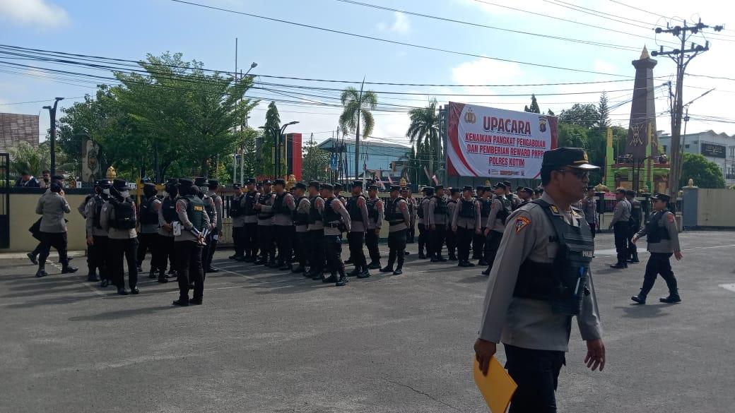 Polres Kotim Kerahkan 250 Personel Kawal Unjuk Rasa di DPRD