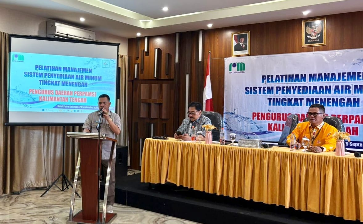 Sapriansyah Buka Pelatihan Manajemen SPAM Tingkat Menengah di Palangka Raya