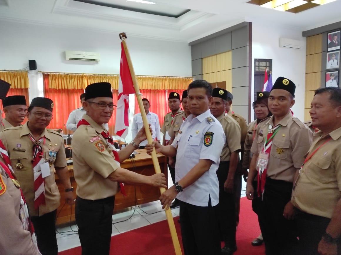 Wabup Firdaus Resmi Jadi Ketua Kwarcab Pramuka Katingan 2025-2030