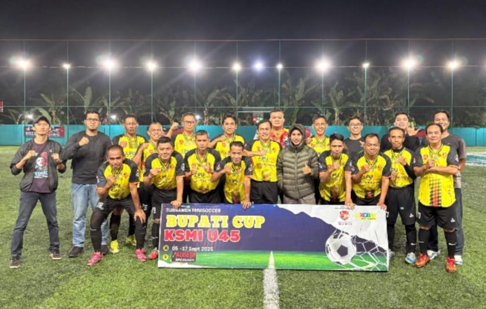 Resmi Masuk KONI, Sekda Kobar Apresiasi KSMI: Turnamen U-45 Jadi Ajang Silaturahmi