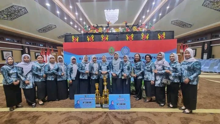 Borong Prestasi, TP-PKK Katingan Unggul di Ajang Rakerda PKK Kalteng