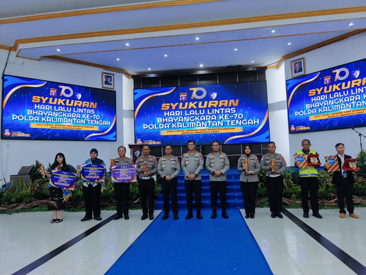 Satlantas Polres Kotim Sabet 3 Juara di HUT Lalu Lintas Bhayangkara Ke-70 Polda Kalteng