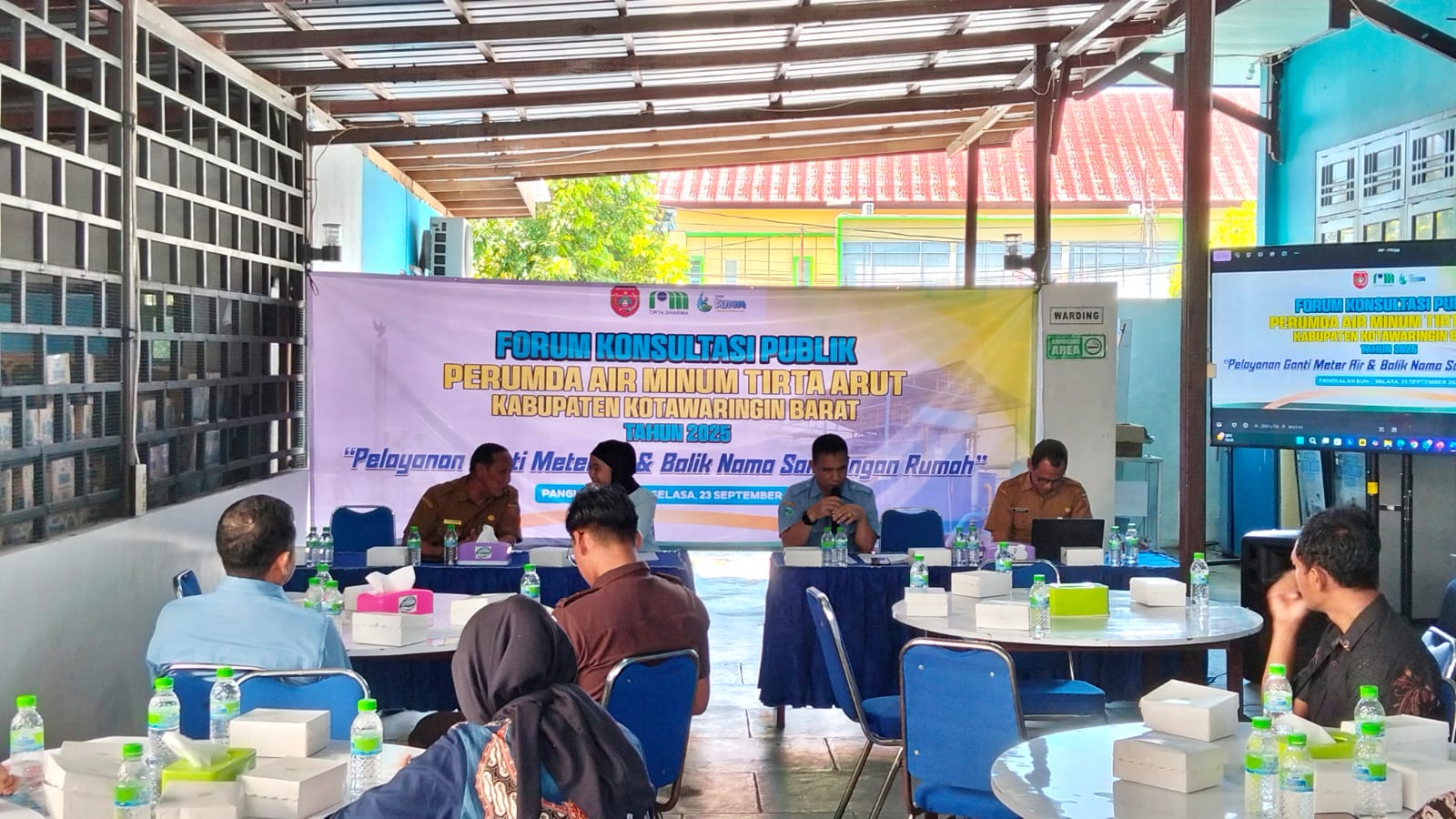 Forum Konsultasi Publik, Perumdam Tirta Arut Kobar Tampung Keluhan Pelanggan