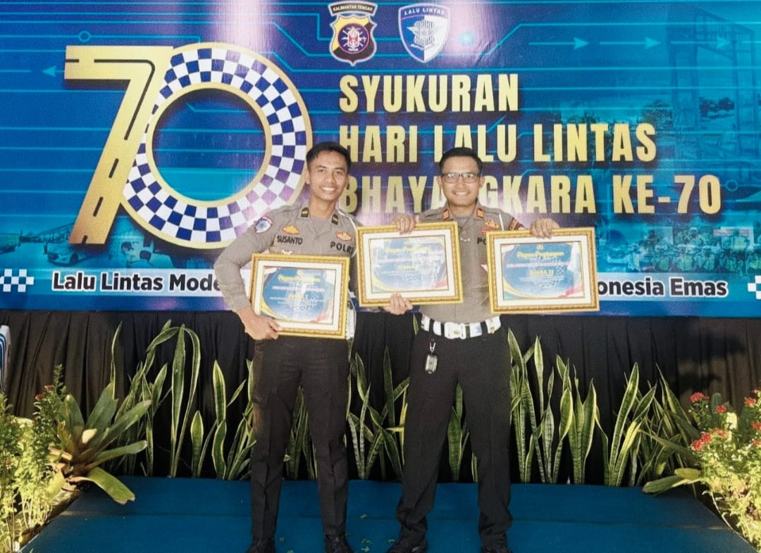Borong Juara, Satlantas Polres Kobar Ukir Prestasi di HUT ke-70 Lalu Lintas