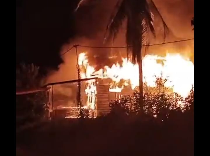 Rumah Kayu di Tumbang Manggu Ludes Terbakar, Diduga Akibat Kompor
