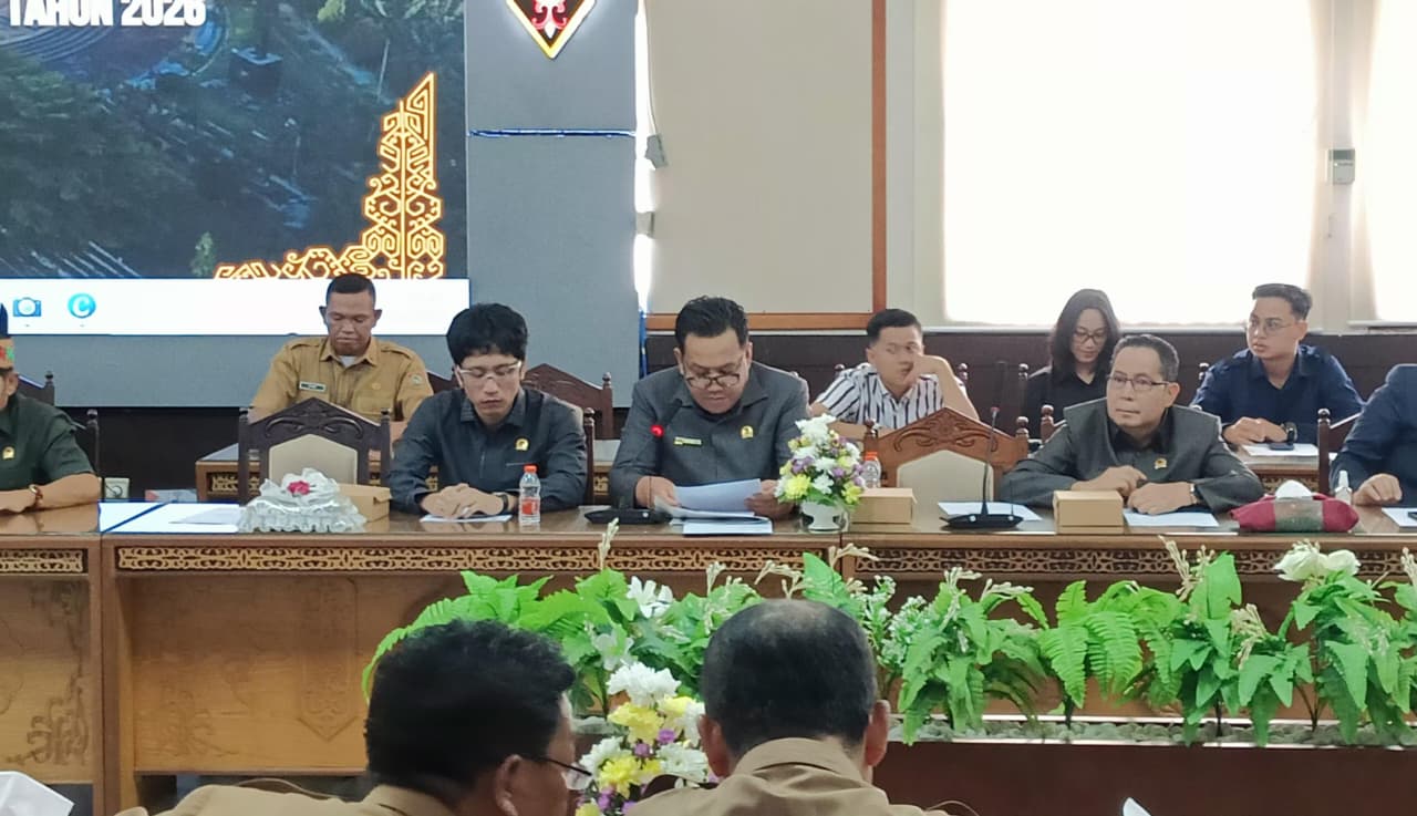 DPRD Kalteng Tetapkan Rencana Kerja Tahun 2026 dalam Rapat Paripurna