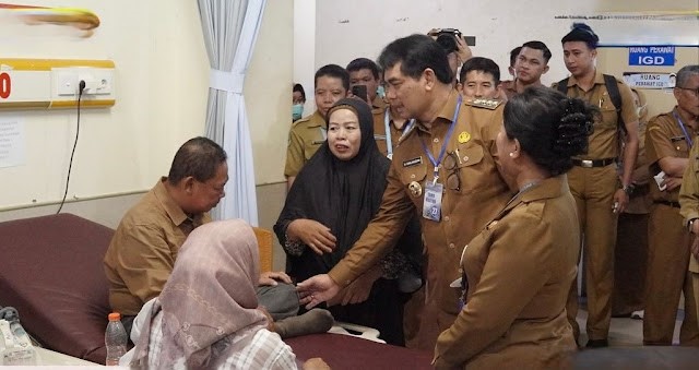 Tinjau RSUD Muara Teweh, Bupati Tegaskan Komitmen Tingkatkan Pelayanan Kesehatan