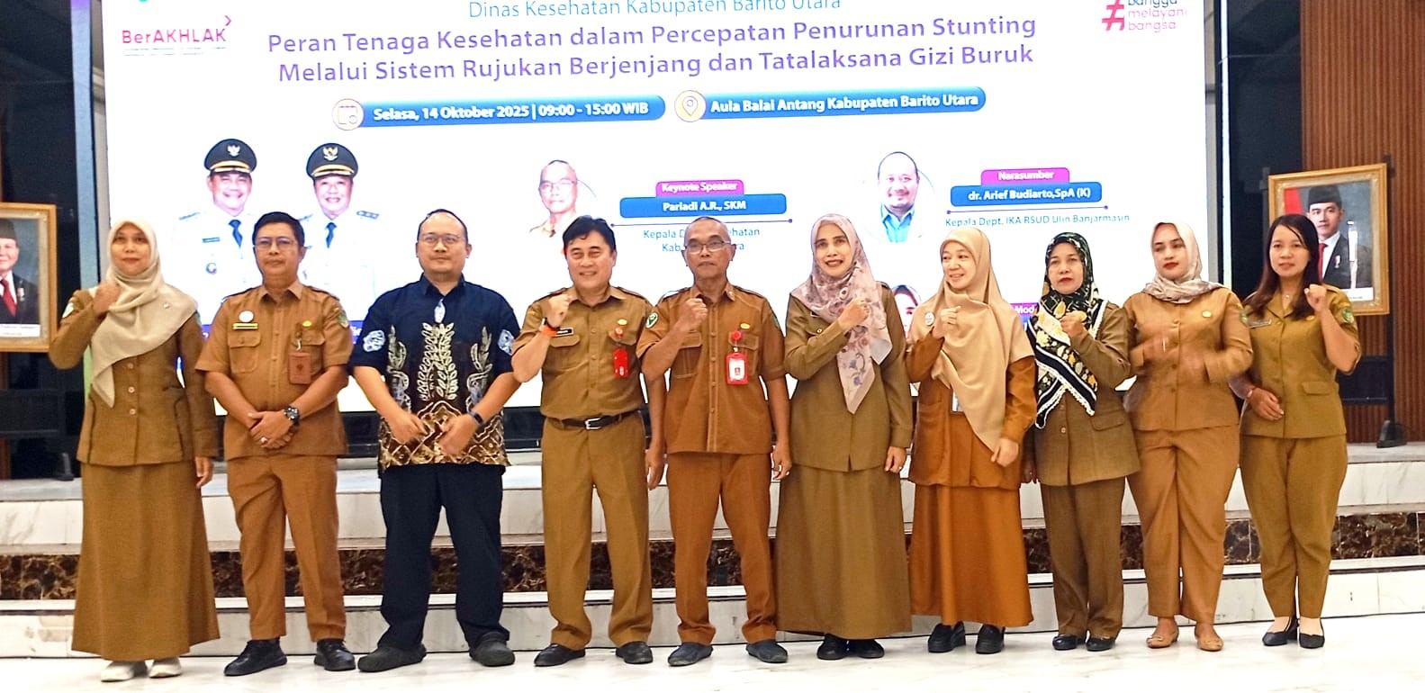 Pemkab Barito Utara Tekankan Peran Tenaga Kesehatan dalam Cegah Stunting