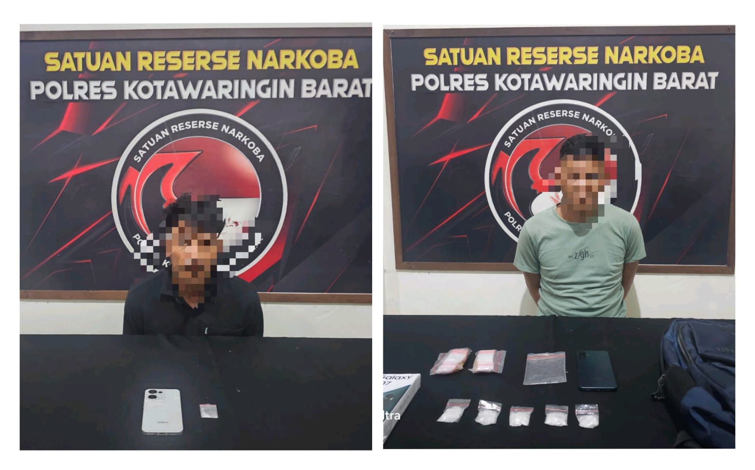 Penggerebekan di Pangkalan Banteng, Dua Pengedar Sabu Ditangkap Sekaligus