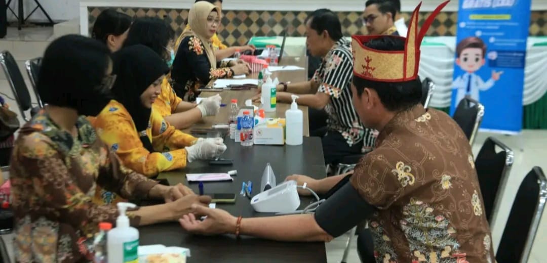 Jaga Kinerja Pegawai, Dishut Kalteng Adakan Pemeriksaan Kesehatan Gratis