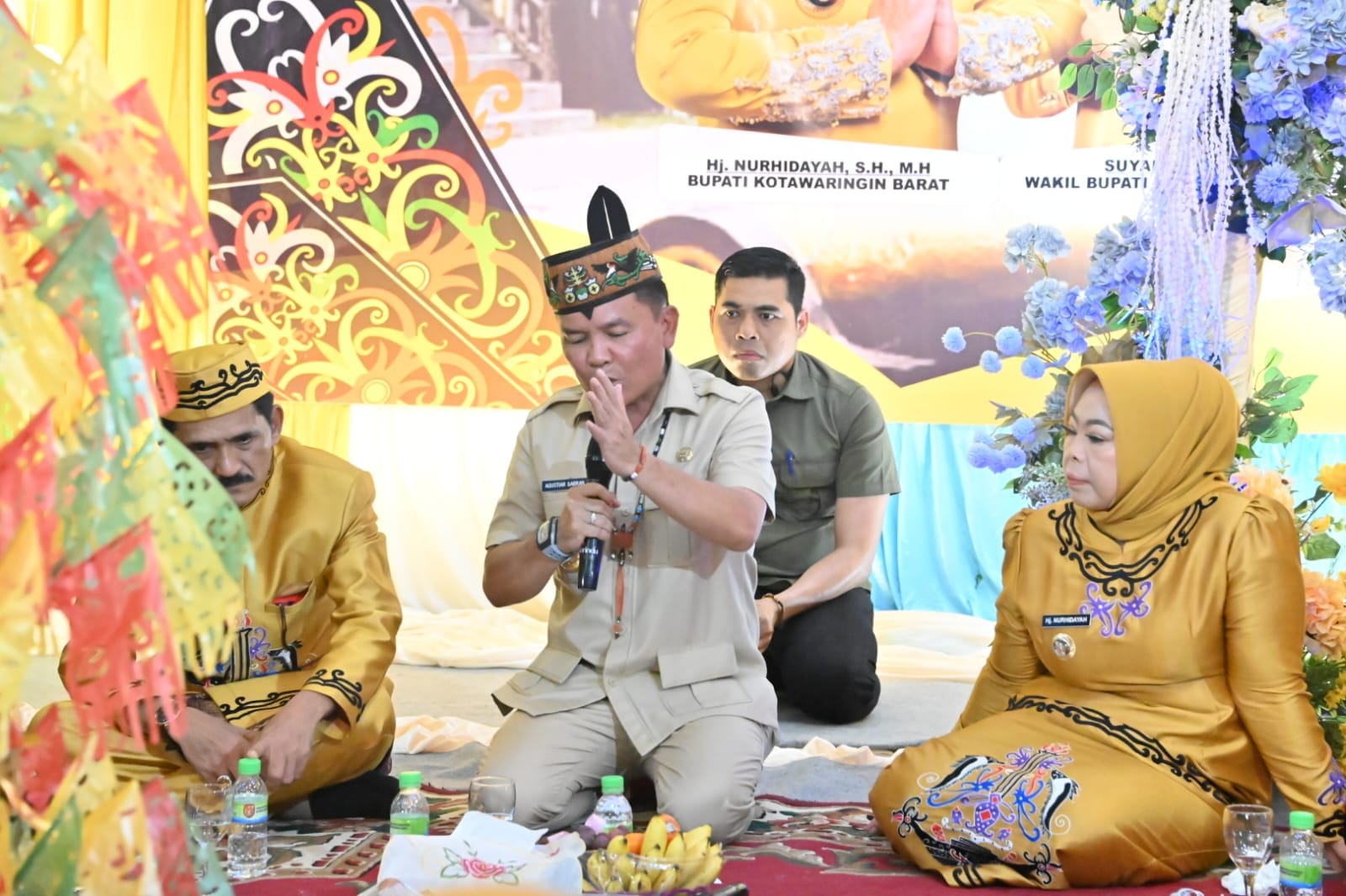 Gubernur Agustiar Sabran Hadiri Ritual Adat “Sembaga Mas” di Kobar