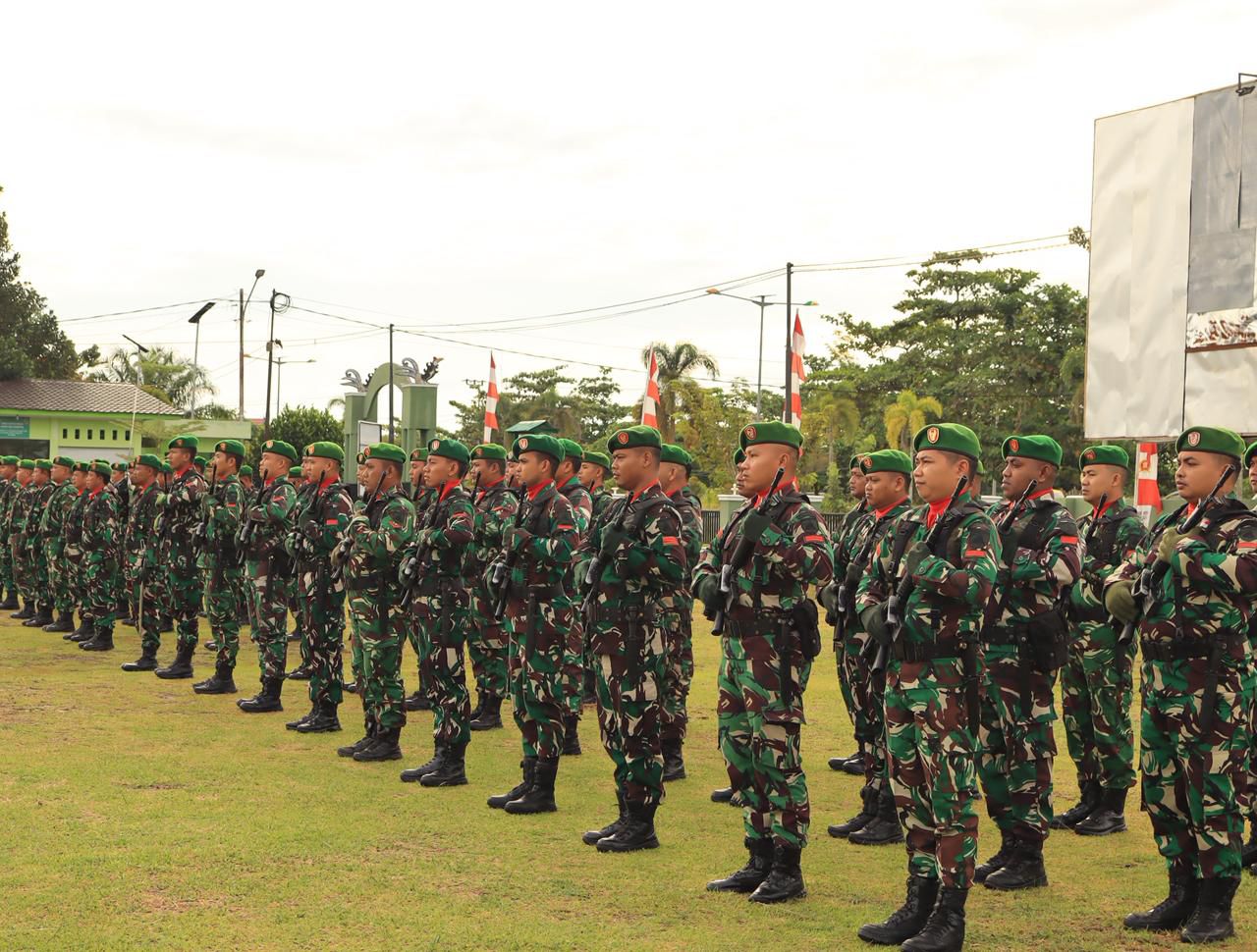 HUT ke-80 TNI di Kodim 1019 Katingan, Momentum Perkuat Semangat Kebangsaan