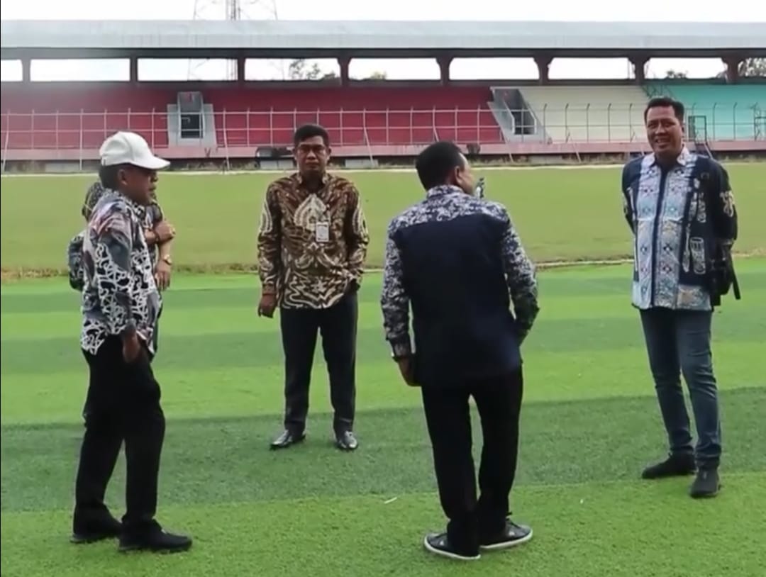 Dispora Kalteng Pastikan Kesiapan Stadion Tuah Pahoe untuk Final Gubernur Cup 2025