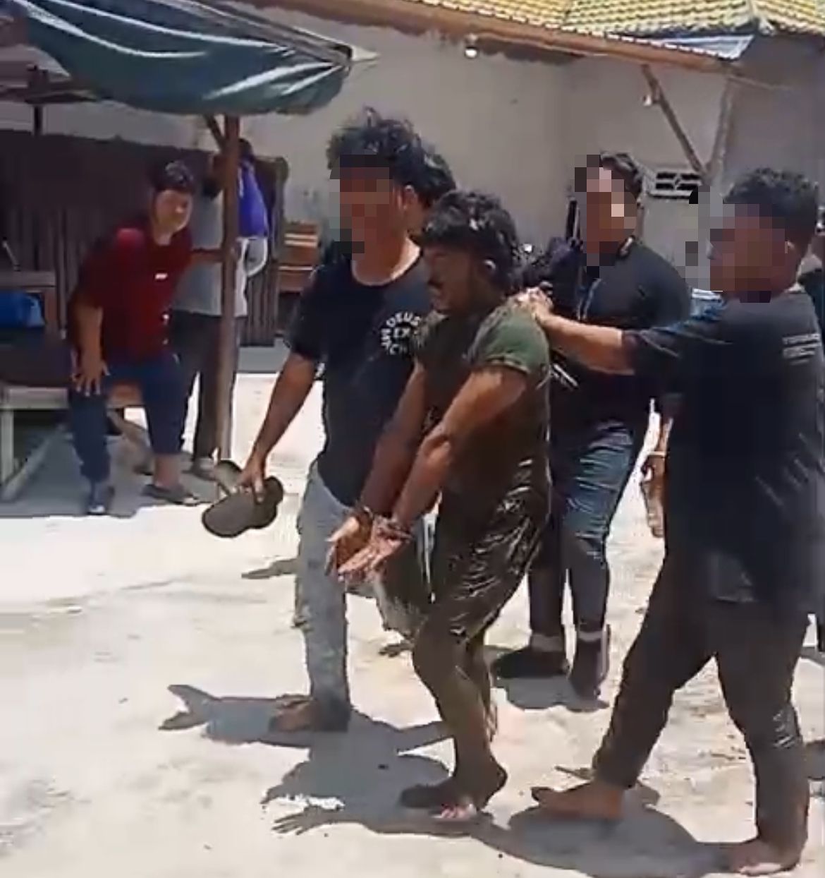 Warga Baamang Geger, Tembakan Peringatan Warnai Penangkapan Pelaku Curanmor