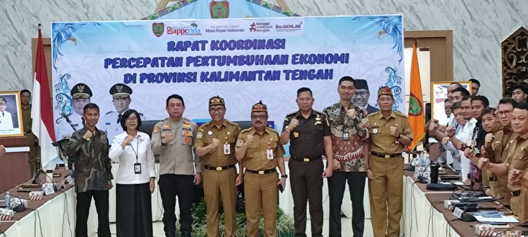 Pemprov Kalteng Mantapkan Sinergi Lintas Sektor untuk Percepat Pertumbuhan Ekonomi Daerah