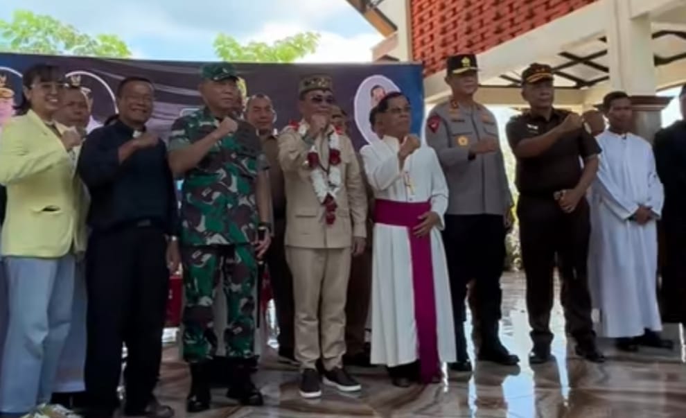 Gubernur Kalteng Resmikan Jalan Salib dan Buka Raker Tahunan Keuskupan Palangka Raya