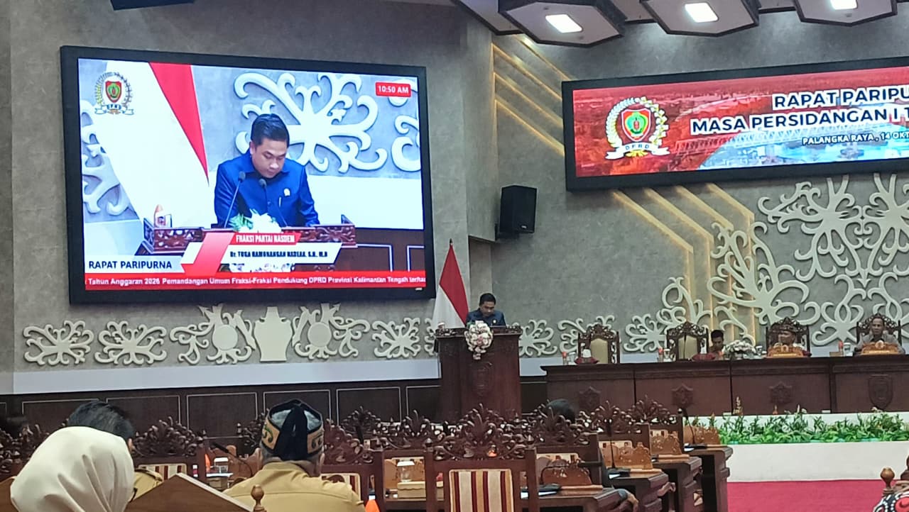 Fraksi NasDem Dorong Digitalisasi Pajak dan Optimalisasi Aset untuk Perkuat PAD Kalteng