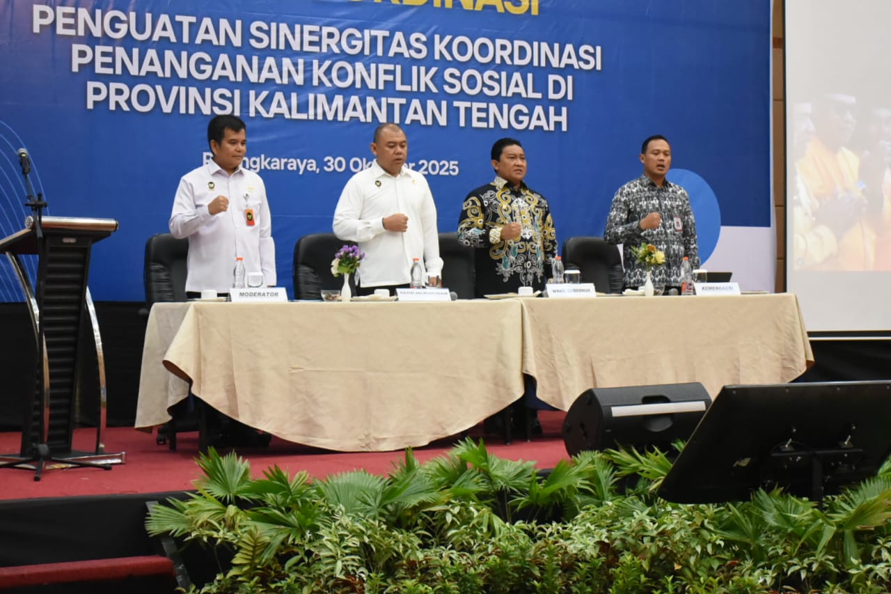Pemprov Kalteng Perkuat Sinergi Forkopimda untuk Cegah Konflik Sosial