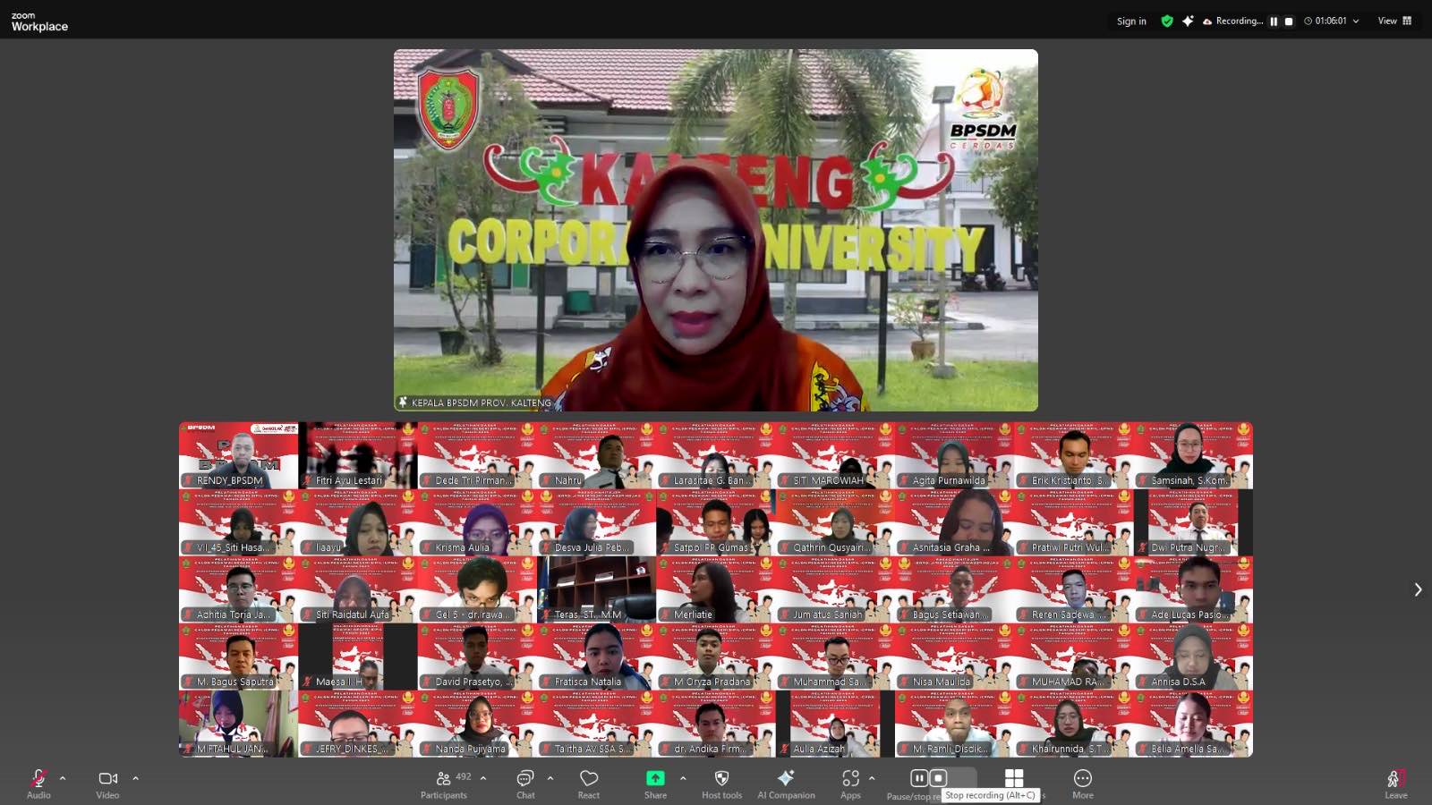 Pemprov Kalteng Gelar LATSAR CPNS 2025 untuk Penguatan Karakter ASN