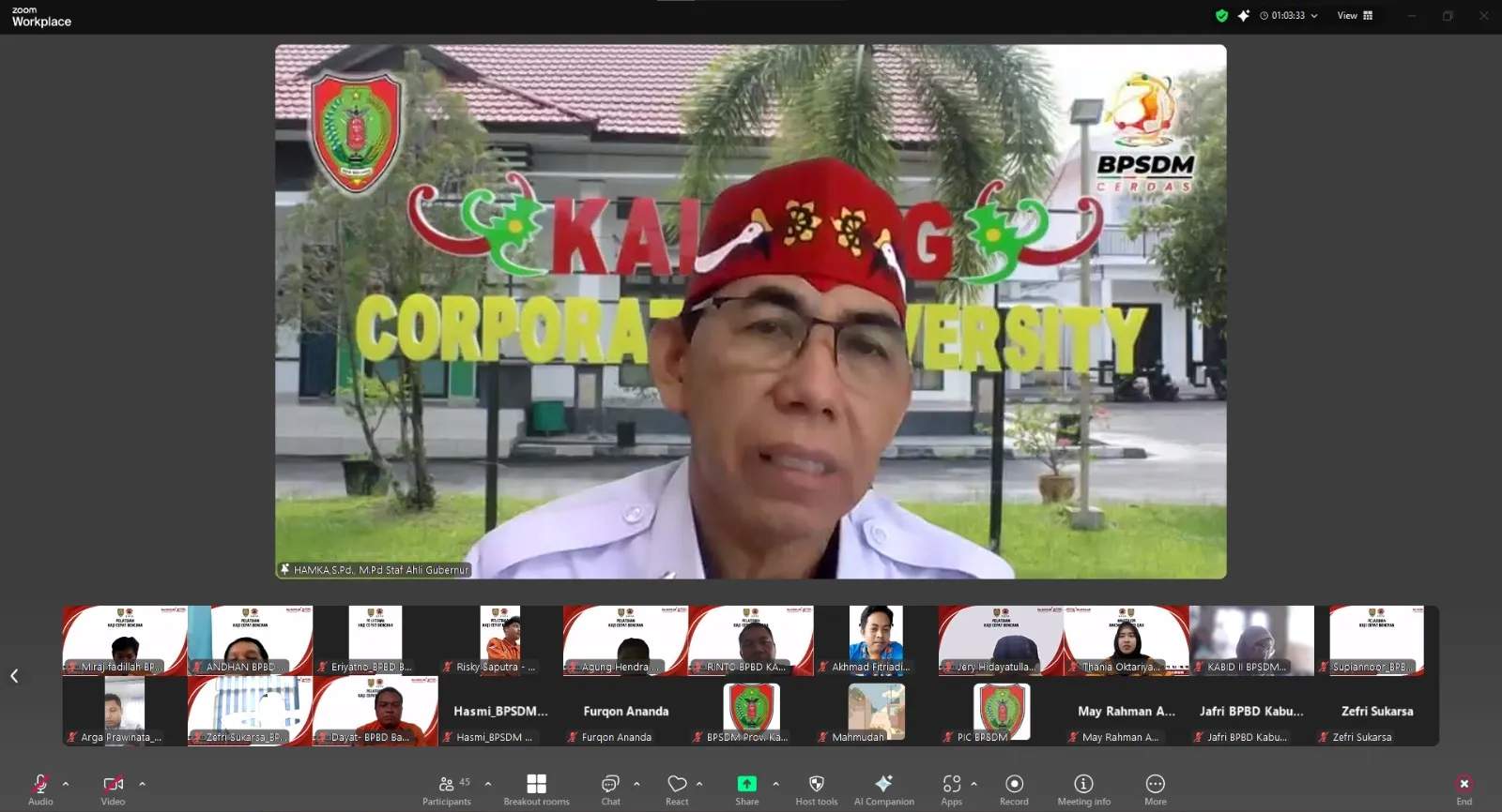 Pelatihan Kaji Cepat 2025, Upaya Kalteng Tingkatkan Respons Bencana