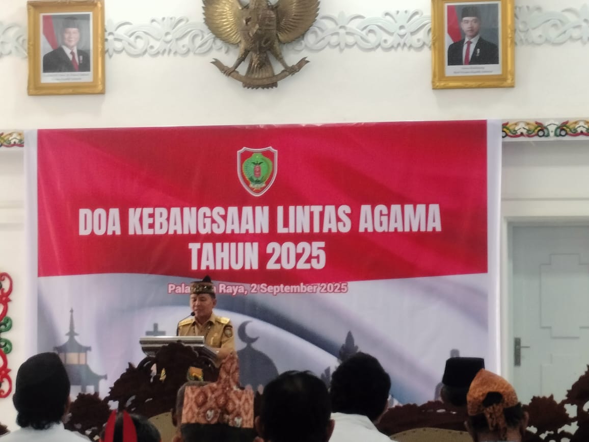 Perkuat Kebangsaan, Gubernur Kalteng Ajak Masyarakat Rawat Filosofi Huma Betang Melalui Doa Lintas Agama