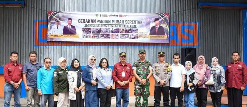 Pemkab Barito Utara Dukung GPM Nasional, Warga Antusias Memenuhi Halaman Bulog