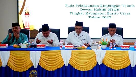 DPRD Barito Utara Dukung Penuh Bimtek Dewan Hakim MTQH 2025