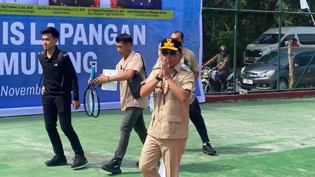 Gubernur Agustiar Tekankan Mental Tanding Jadi Kunci Prestasi Atlet Tenis Kalteng
