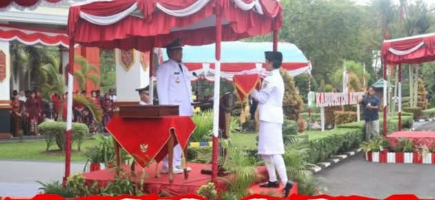 Upacara HUT RI ke-80 di Katingan, Semangat Nasionalisme Menguat