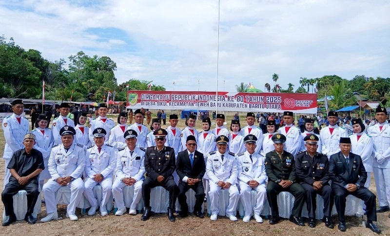 Anggota DPRD Ardianto Puji Upacara Kemerdekaan di Sikui