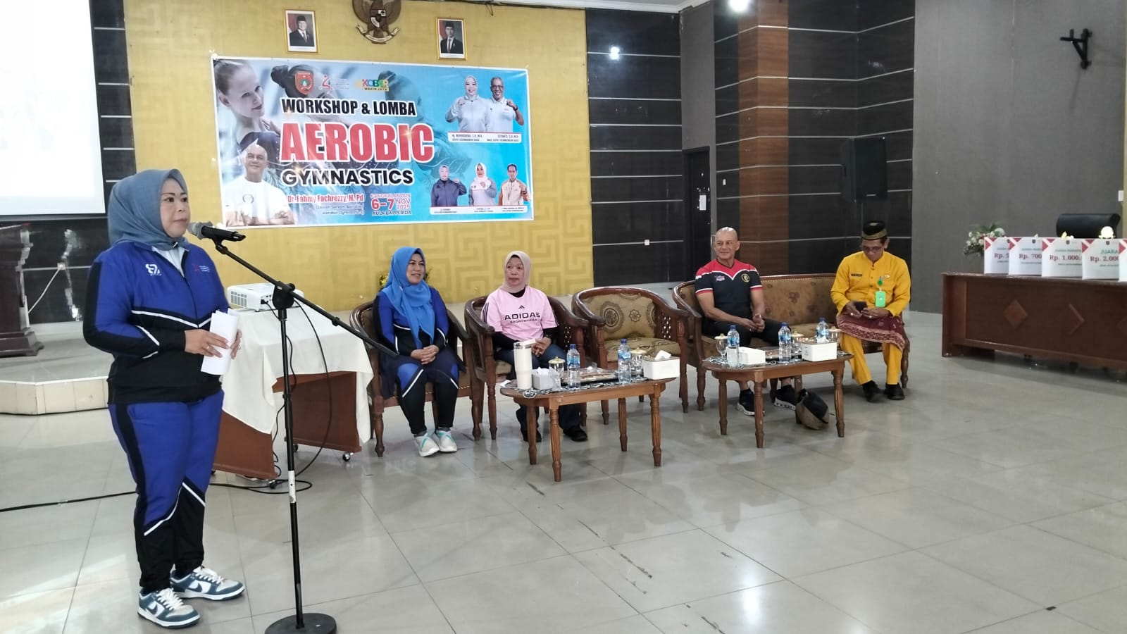 Buka Workshop dan Lomba Aerobic Gymnastics, Bupati Kobar Harap Lahirnya Atlet Muda Berprestasi