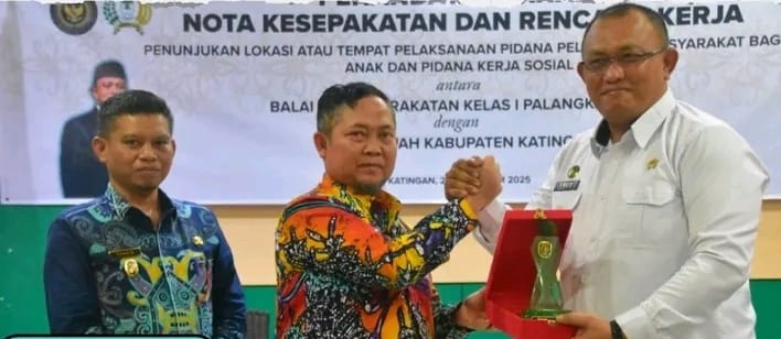 Pemkab Katingan-Bapas Palangka Raya Sepakati Program Pidana Kerja Sosial