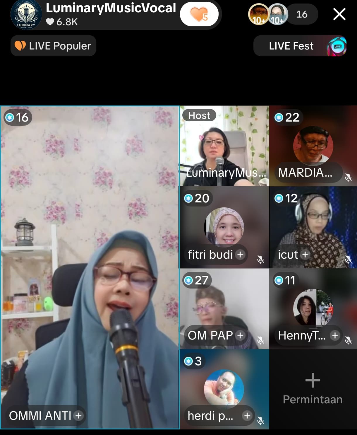 Ruang Bernyanyi dan Berkarya di Usia Emas bersama Luminary Music Vocal