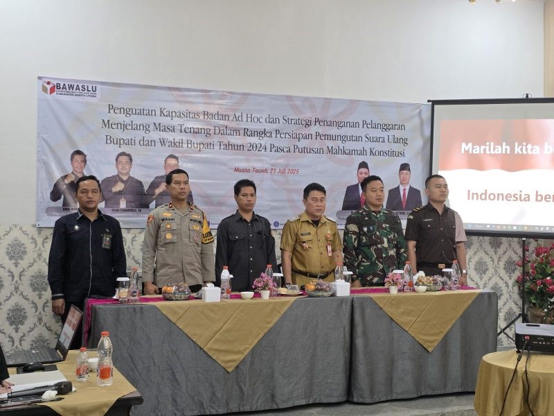 Pj Bupati Tekankan Pengawasan Ketat Jelang PSU Barito Utara