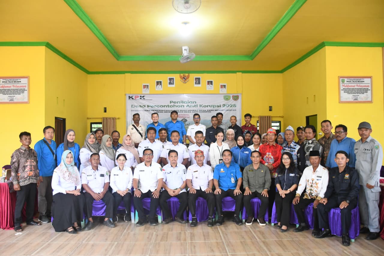Desa Talio Muara Raih Kategori Istimewa Antikorupsi