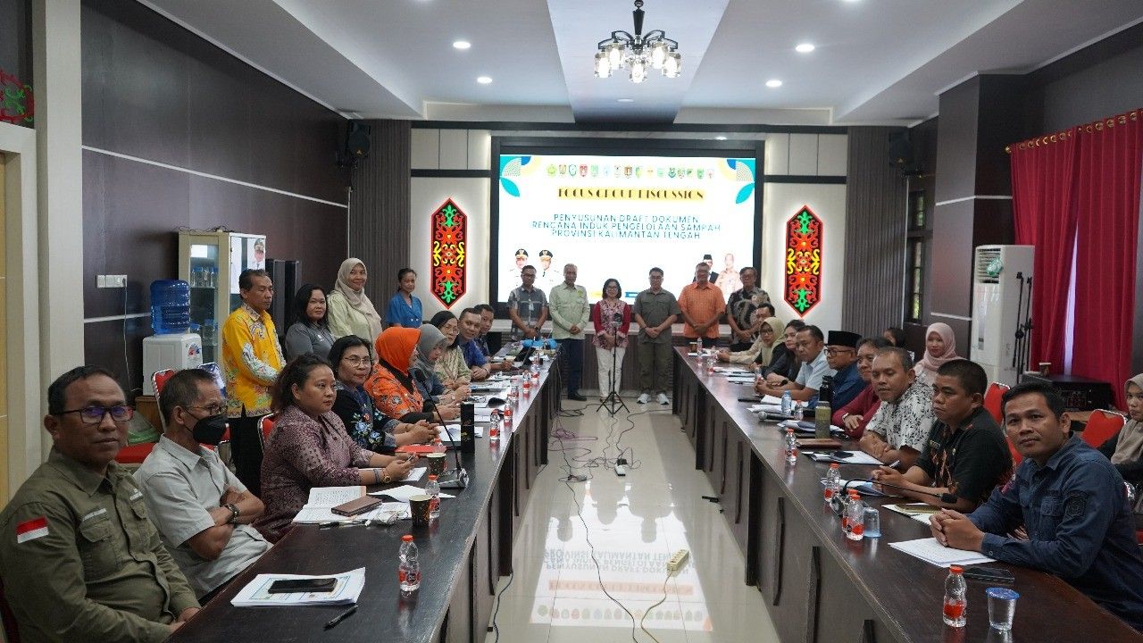 Kalteng Susun Rencana Induk Pengelolaan Sampah Lewat FGD