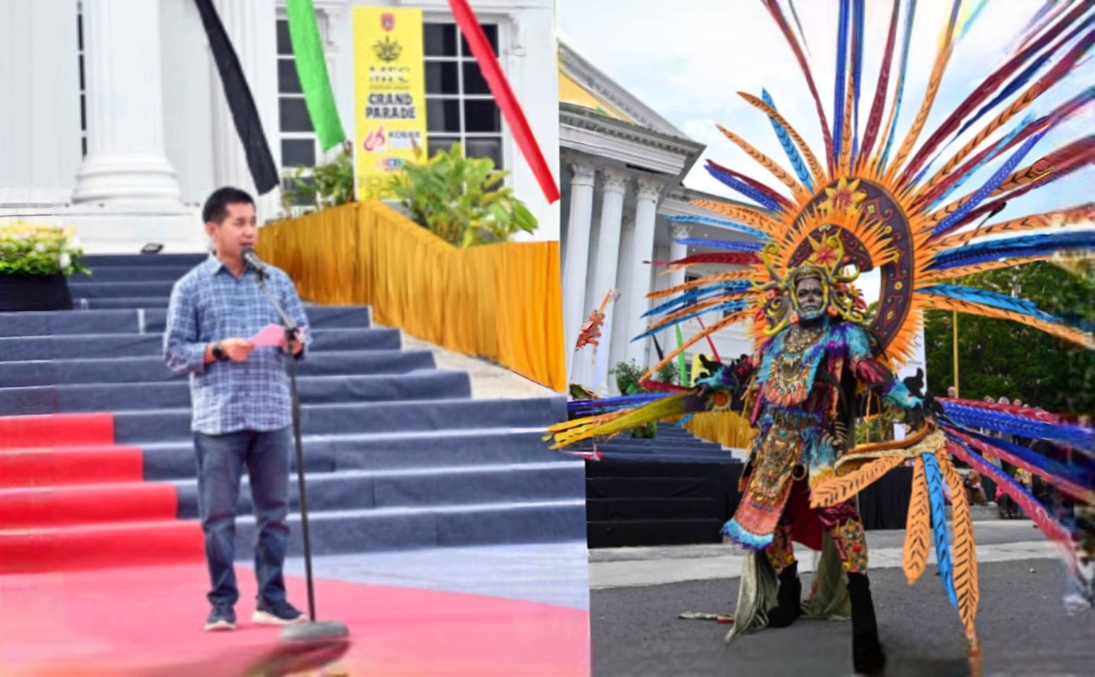 Legenda Borneo Hidup di Panggung Marunting Fashion Carnaval 2025