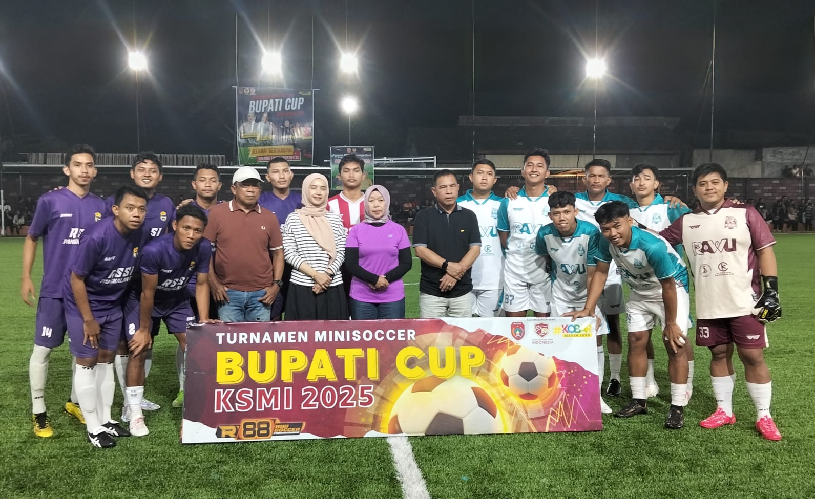Ketua KONI Kobar Apresiasi Antusias Warga di Perempat Final Piala Bupati Cup KSMI