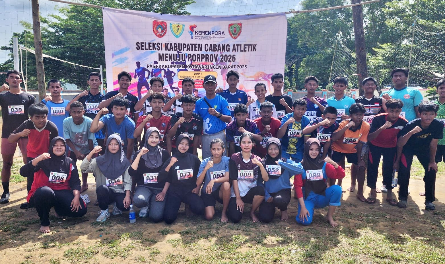 Seleksi Atletik Zona 2 di Pangkalan Tiga, Kobar Bidik Lahirkan Bintang Baru untuk Porprov 2026