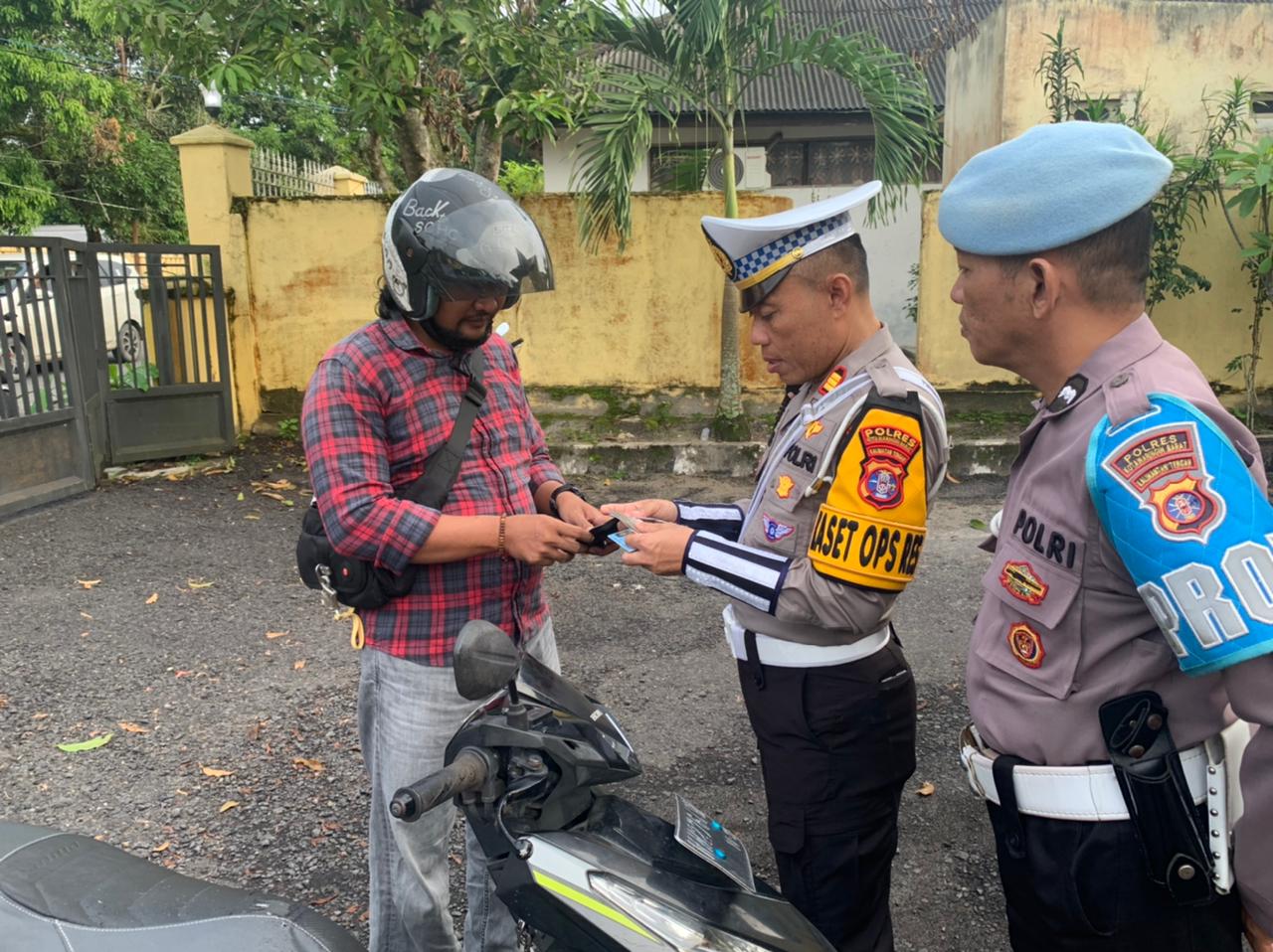 Razia Internal Warnai Operasi Patuh Telabang di Kobar