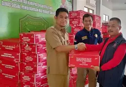 Dinsos PMD Barito Utara Distribusikan Bansos Kelompok Rentan