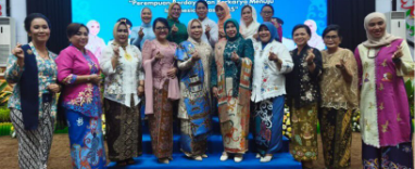 Ketua TP PKK Barito Utara Hadiri Peringatan Hari Ibu ke-97 Tingkat Kalteng