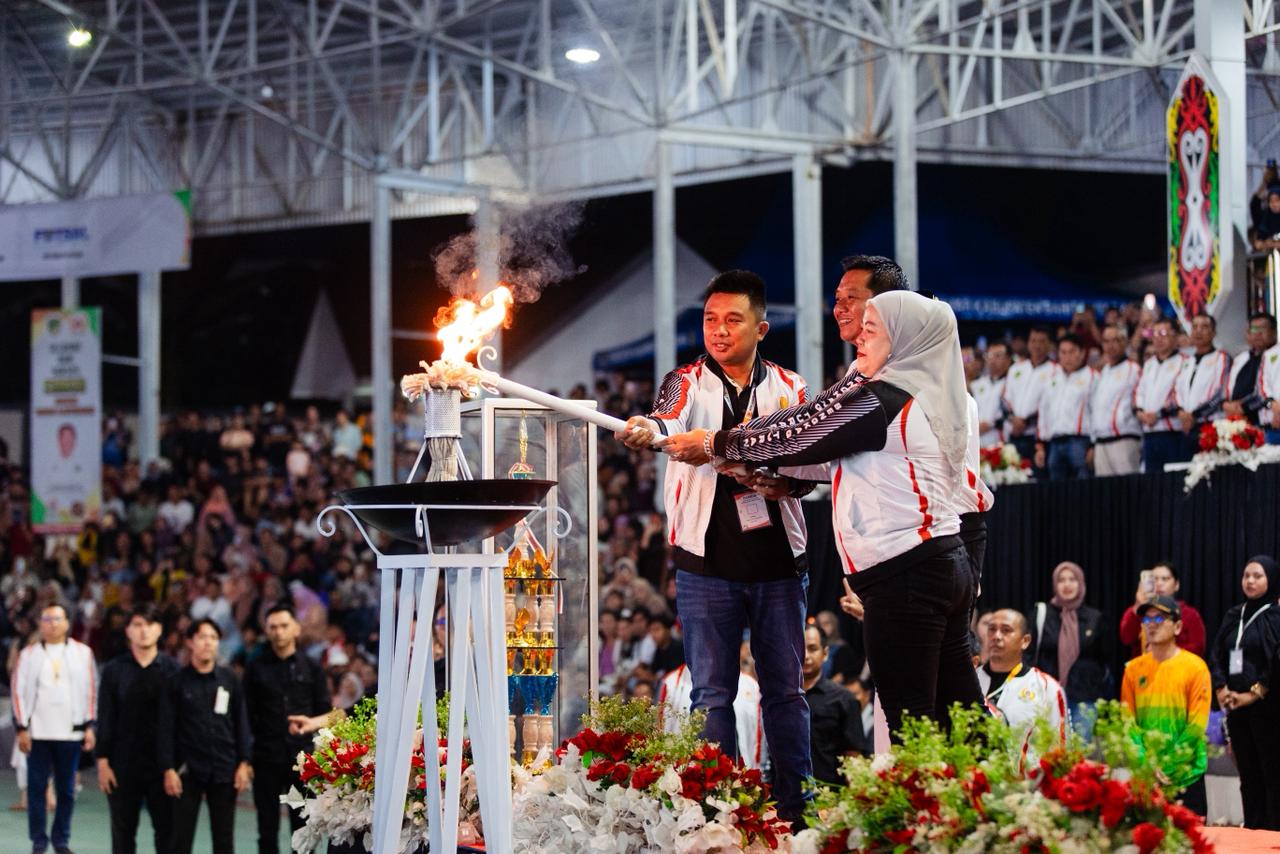 Meriah, PORKAB Barito Utara 2025 Resmi Bergulir di Arena Tiara Batara