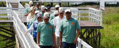 Dam Trahayan Ditanami 100 Pohon, Pemkab Barito Utara Ajak Warga Jaga Lingkungan