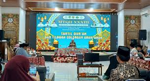 Generasi Qur’ani Dilatih Melalui MTQH Anak-anak