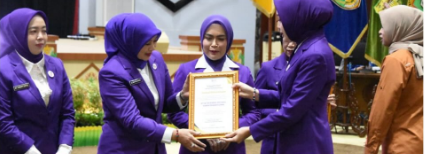 Ketua TP Posyandu Barito Utara Hadiri Rakorda Posyandu Kalteng