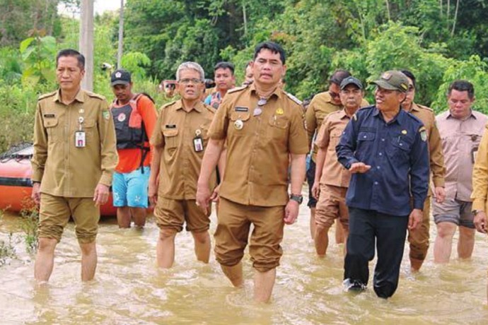 Atasi Banjir Tahunan, Pemkab Barut Normalisasi Sungai Plahana-Brioi