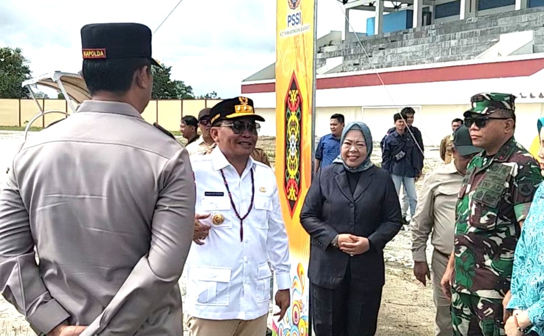 Gubernur Kalteng Tinjau Stadion Sport Center, Pastikan Kesiapan Jelang Porprov Agustus 2026