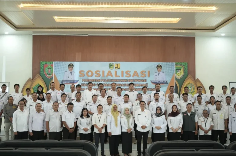 Dinas PUPR Barito Utara Dorong Tenaga Konstruksi Desa Ikuti Pelatihan dan Sertifikasi